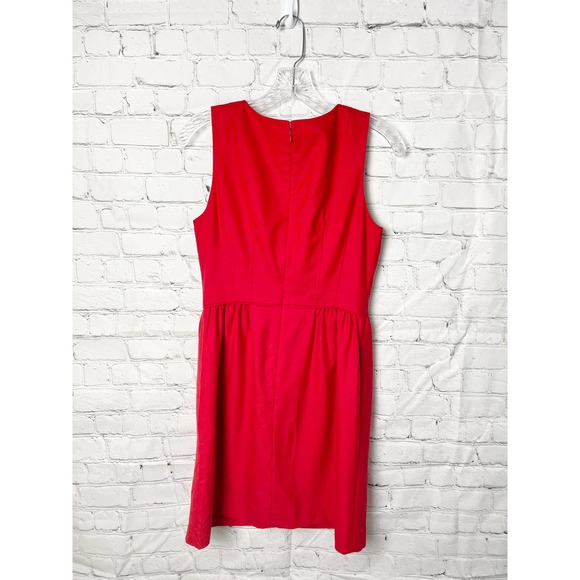 J.Crew Red Sleeveless Wool Dress Women's Size 4 - Picture 2 of 3